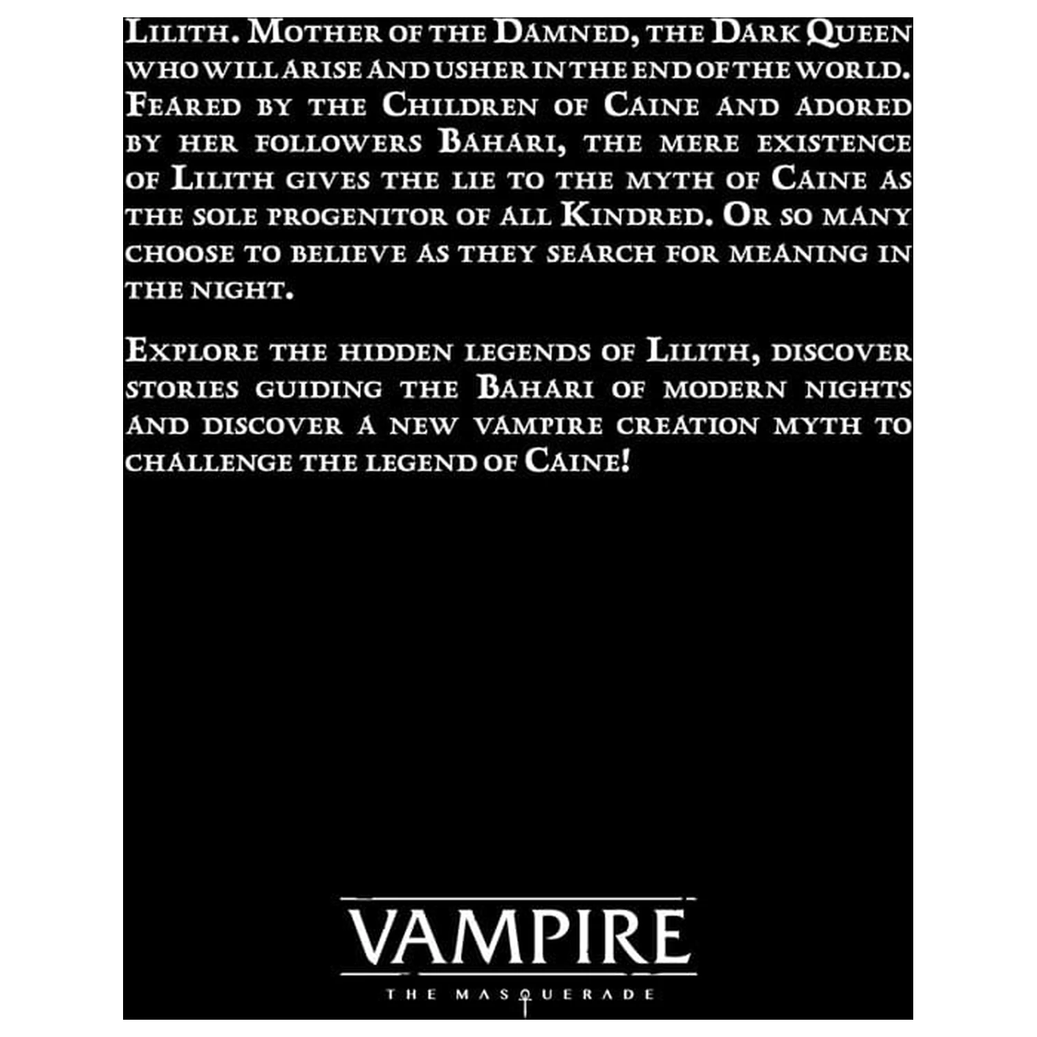 Vampire: The Masquerade 5th Edition RPG book Revelations of the Dark Mother Accessory angol nyelvű termékfotó