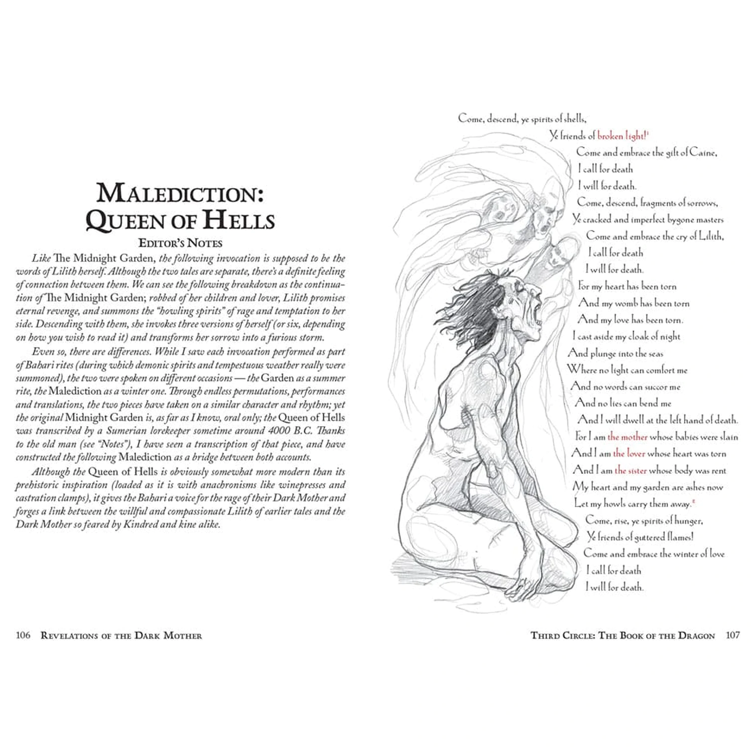 Vampire: The Masquerade 5th Edition RPG book Revelations of the Dark Mother Accessory angol nyelvű termékfotó
