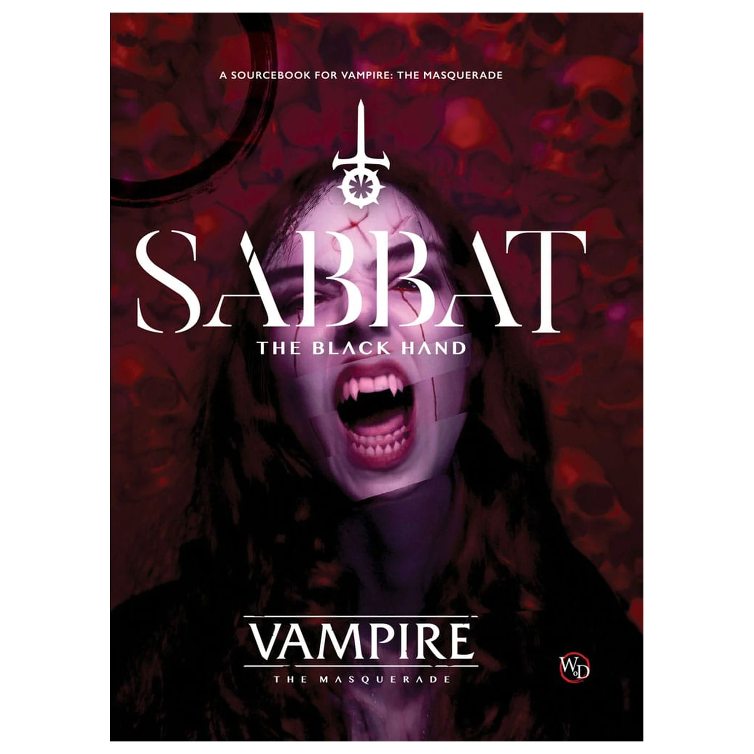 Vampire: The Masquerade 5th Edition RPG book Sabbat: The Black Hand Sourcebook angol nyelvű termékfotó