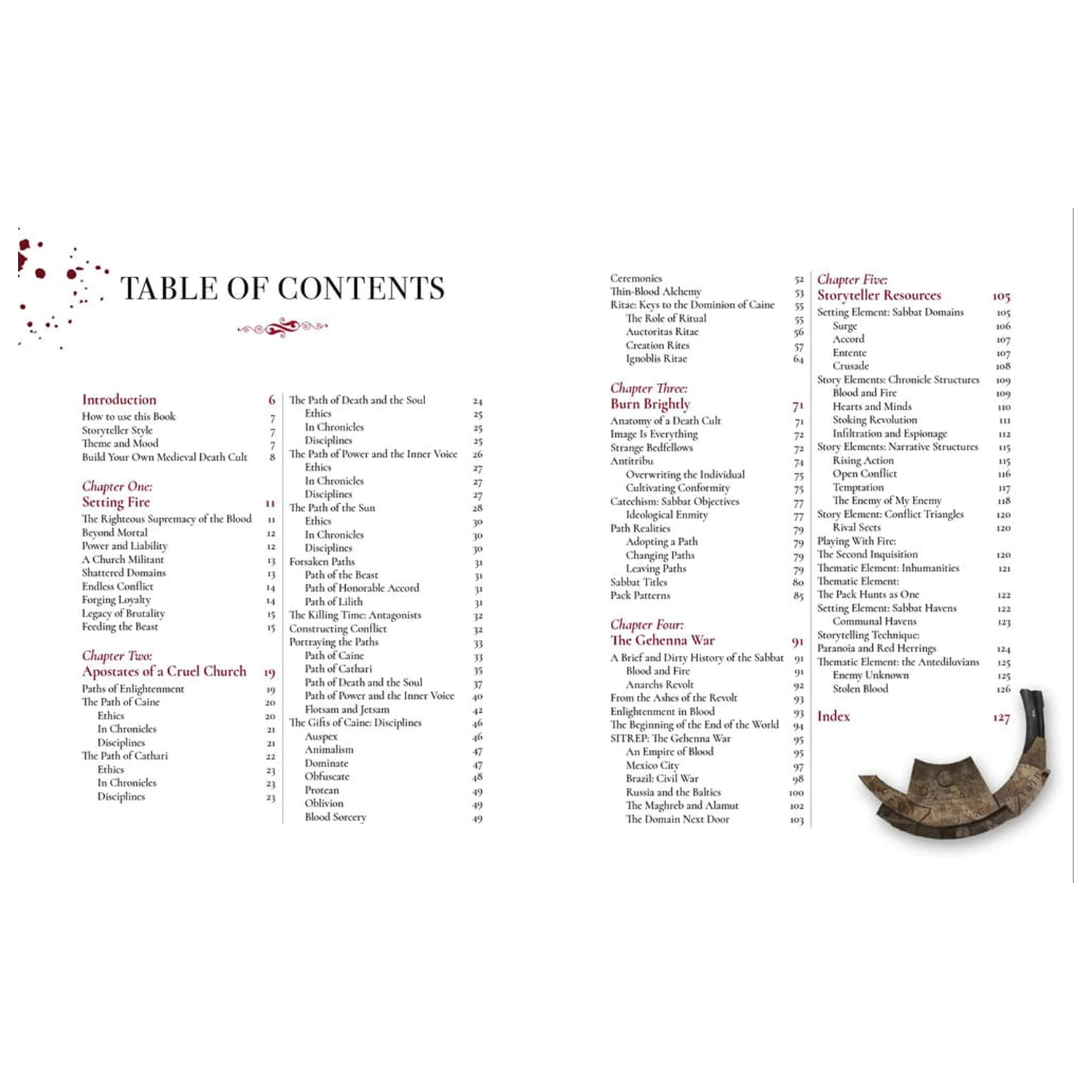 Vampire: The Masquerade 5th Edition RPG book Sabbat: The Black Hand Sourcebook angol nyelvű termékfotó