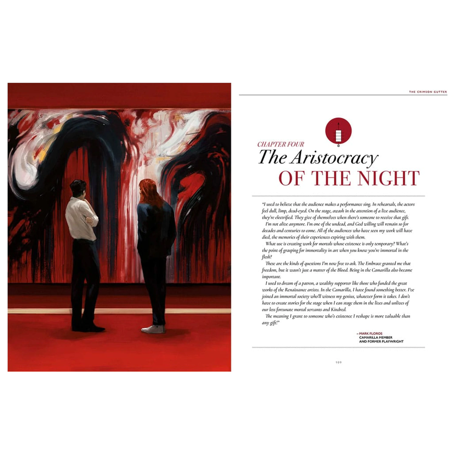 Vampire: The Masquerade 5th Edition RPG book The Crimson Gutter Chronicle Book angol nyelvű termékfotó