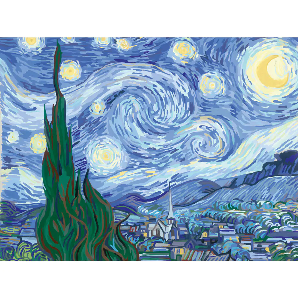 Van Gogh The Starry Night CreArt rajzcsomag termékfotó