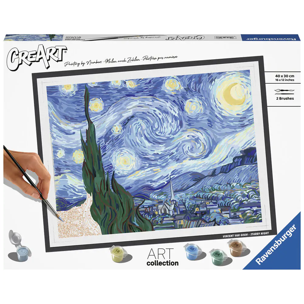 Van Gogh The Starry Night CreArt rajzcsomag termékfotó