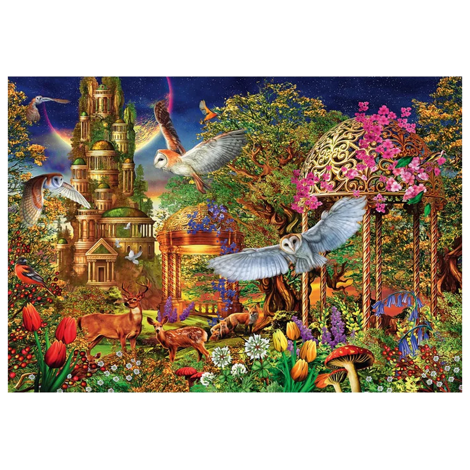 Varázslatos kert Woodland 1500 db-os puzzle  termékfotó