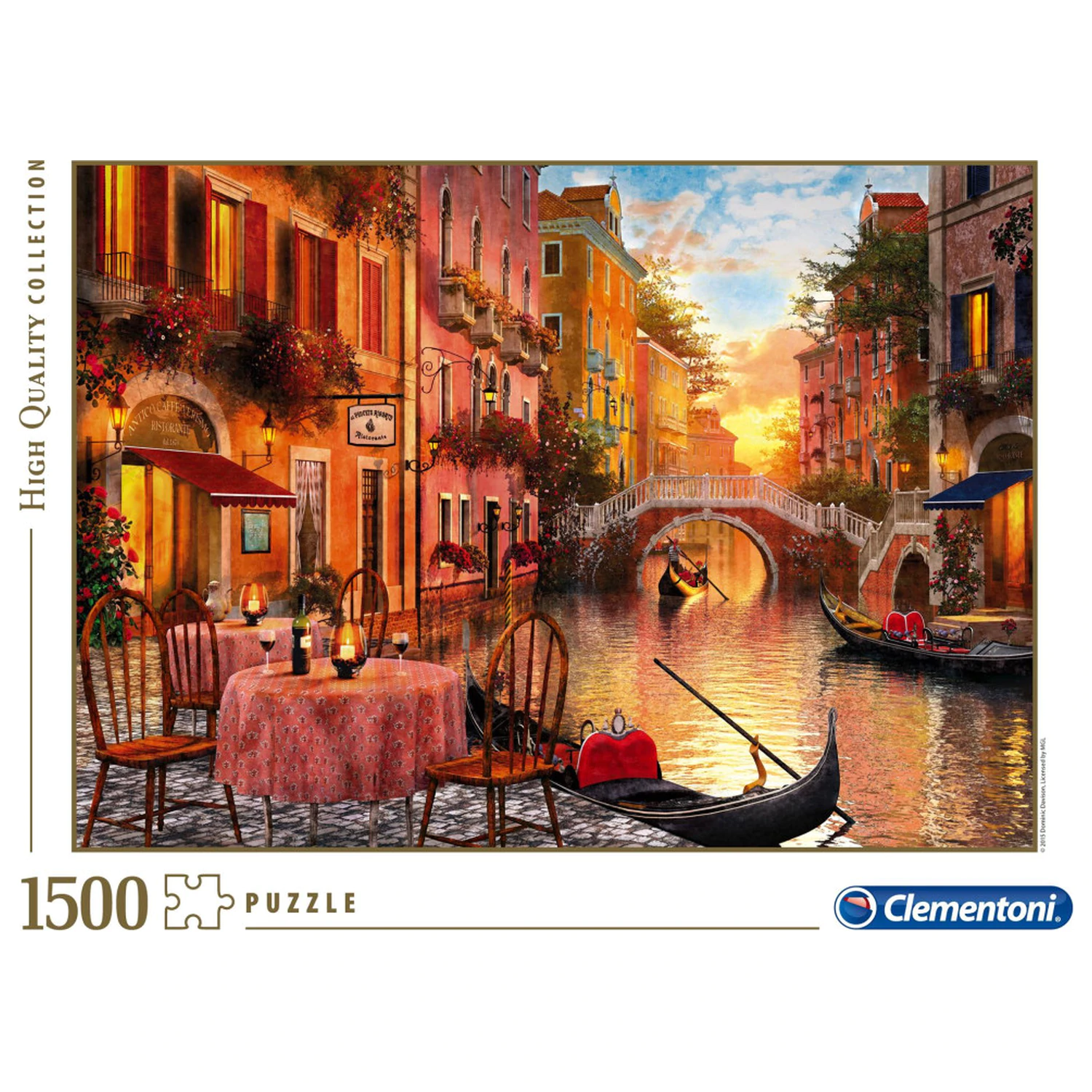 Velence Canal 1500 db-os puzzle  termékfotó