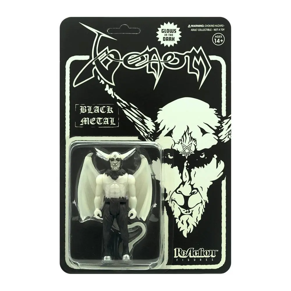 Venom ReAction Black Metal akciófigura (Glow In The Dark) 10 cm termékfotó