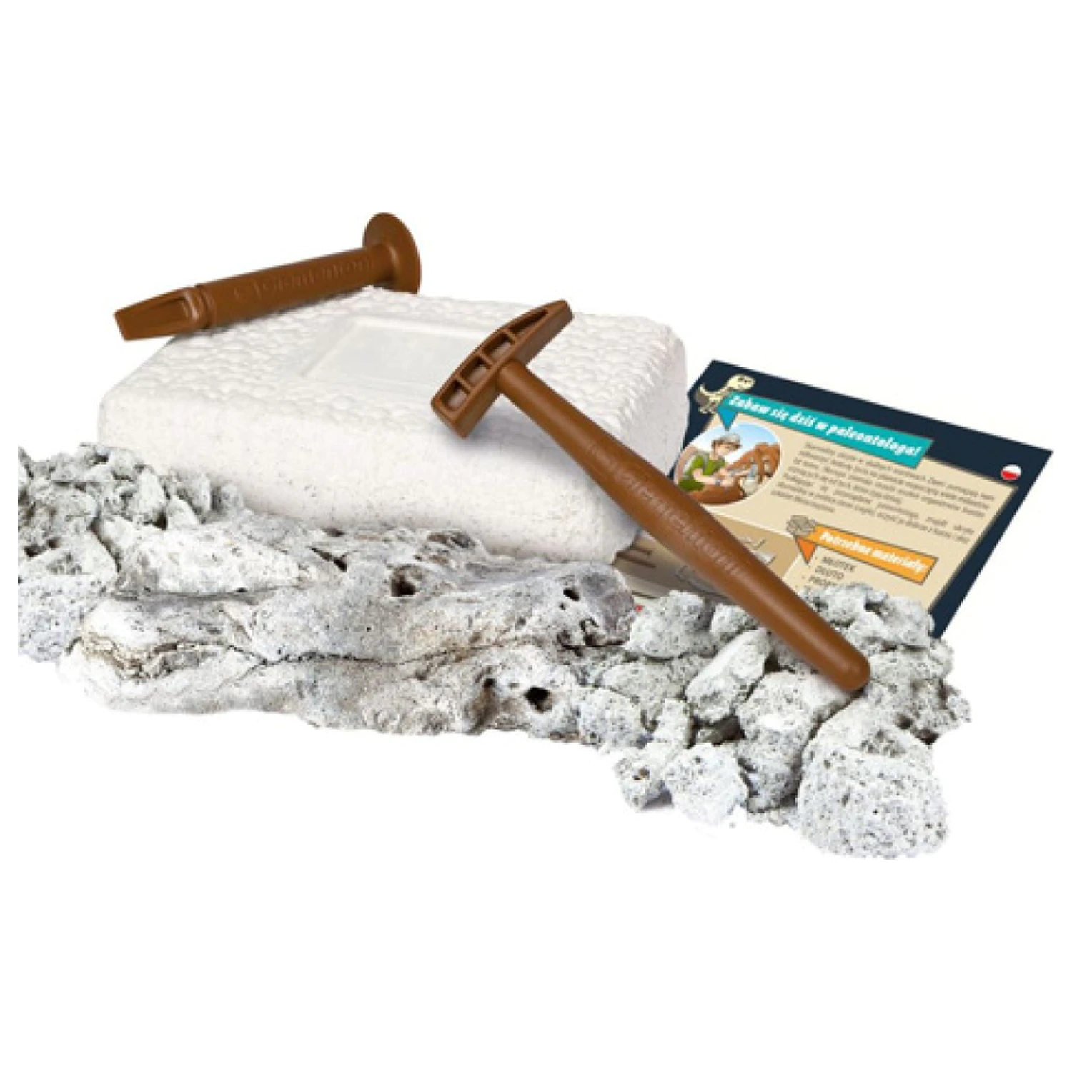 Világító velociraptor Archeo Fun régészeti készlet  termékfotó