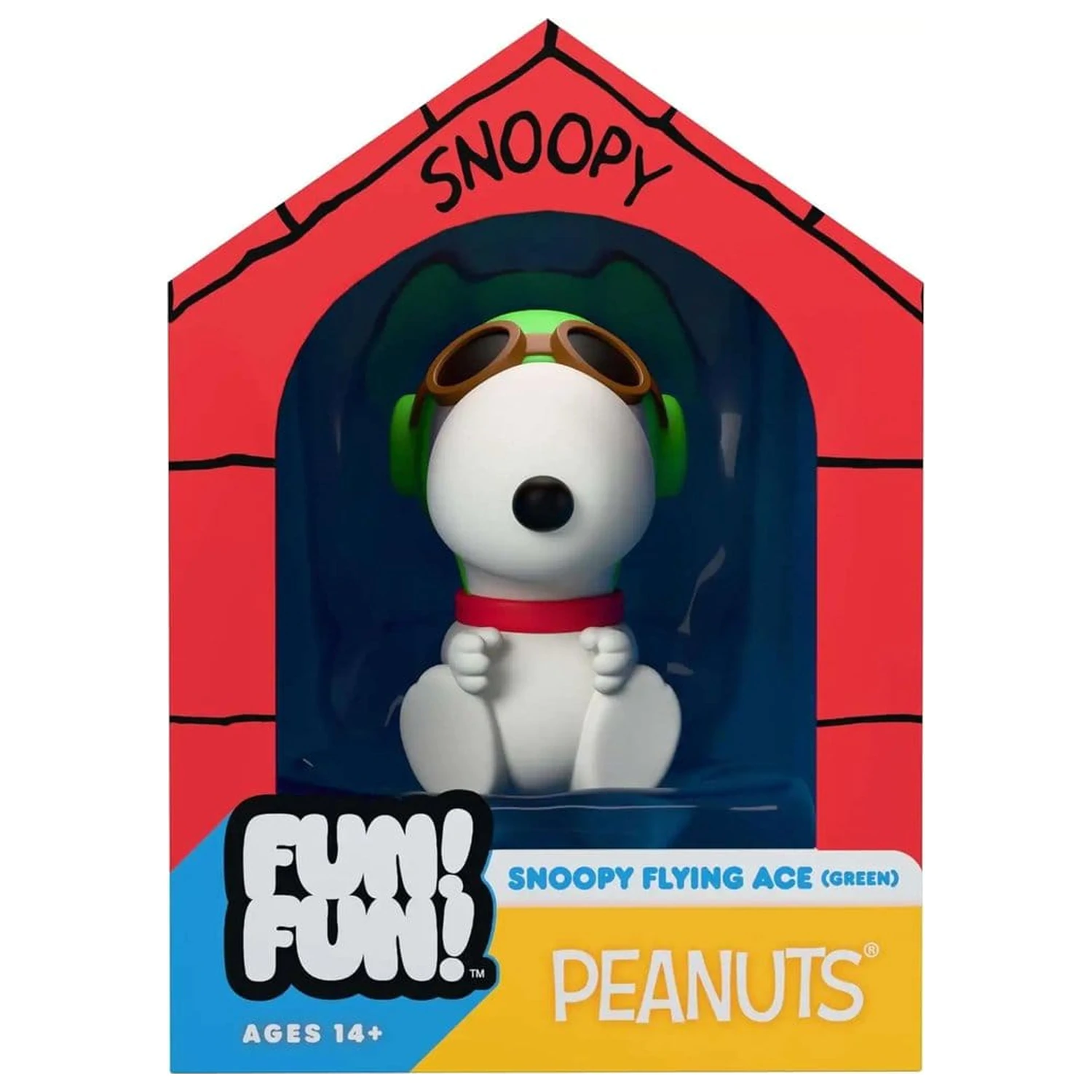 Vintage Peanuts Fun! Fun! Mini figura Snoopy (Green Hat Flying Ace) termékfotó