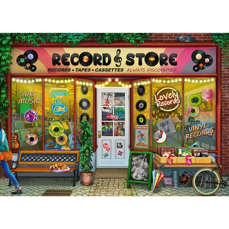 Vintage Vinyl puzzle 1000db-os termékfotó