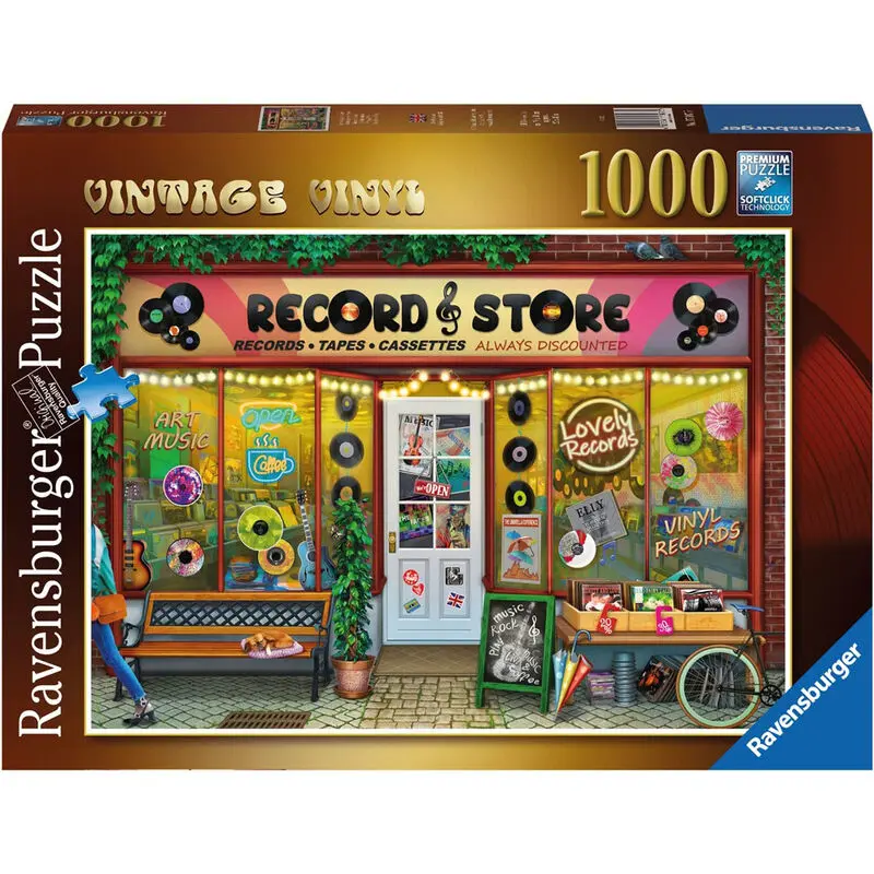 Vintage Vinyl puzzle 1000db-os termékfotó