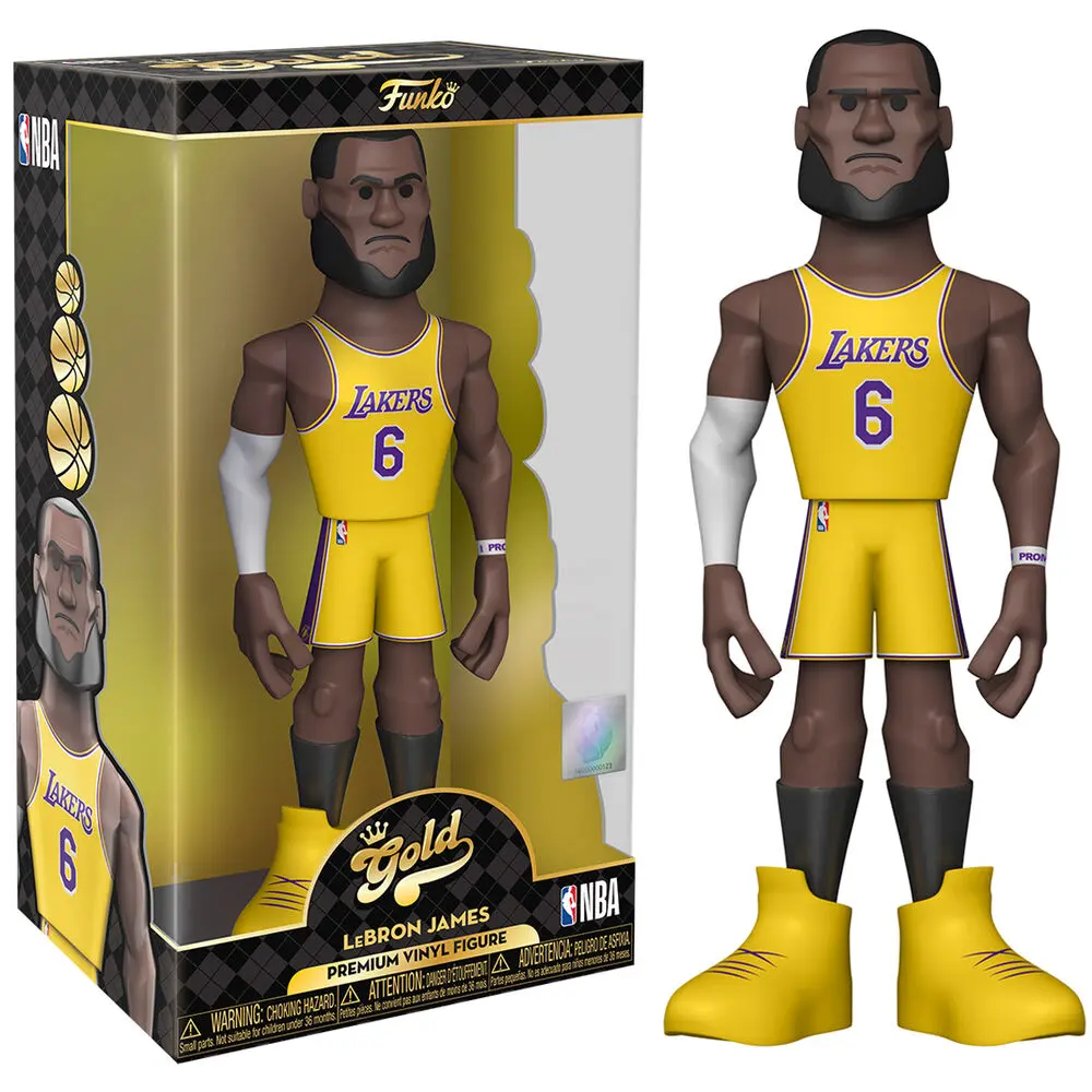 Vinyl Gold figura Lakers Lakers Lebron James 30cm termékfotó