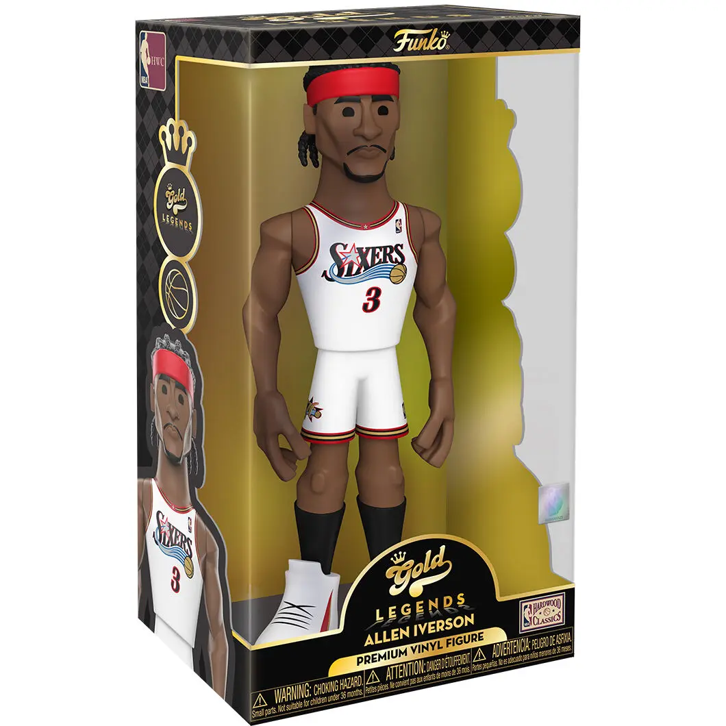 Vinyl Gold figura NBA 76ers Allen Iverson 30cm termékfotó