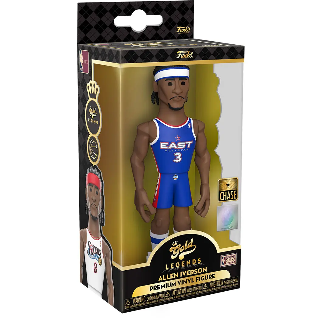 Vinyl Gold figura NBA 76ers Allen Iverson Chase termékfotó