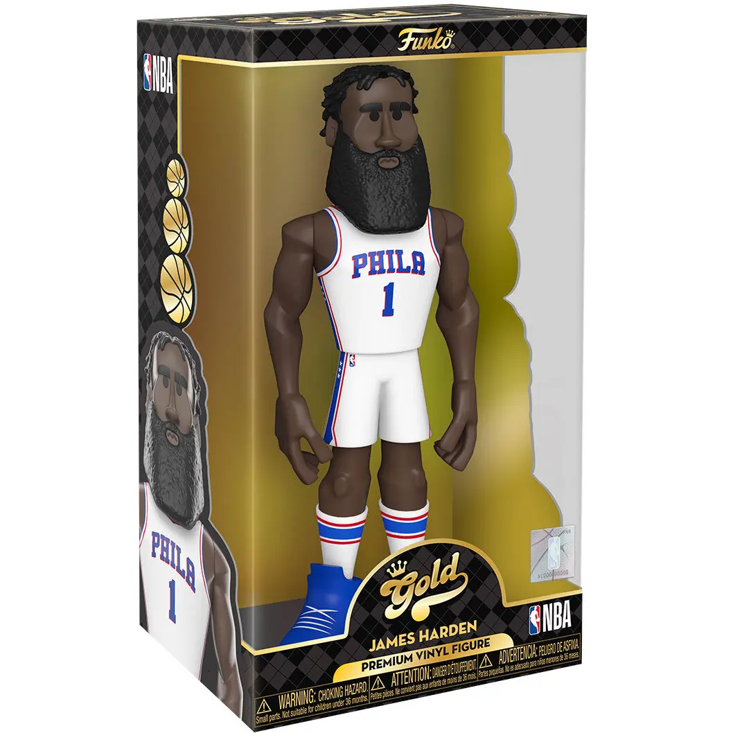 Vinyl Gold figura NBA 76ers James Harden 30cm termékfotó