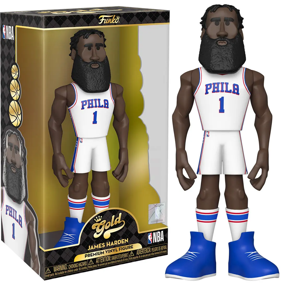 Vinyl Gold figura NBA 76ers James Harden 30cm termékfotó