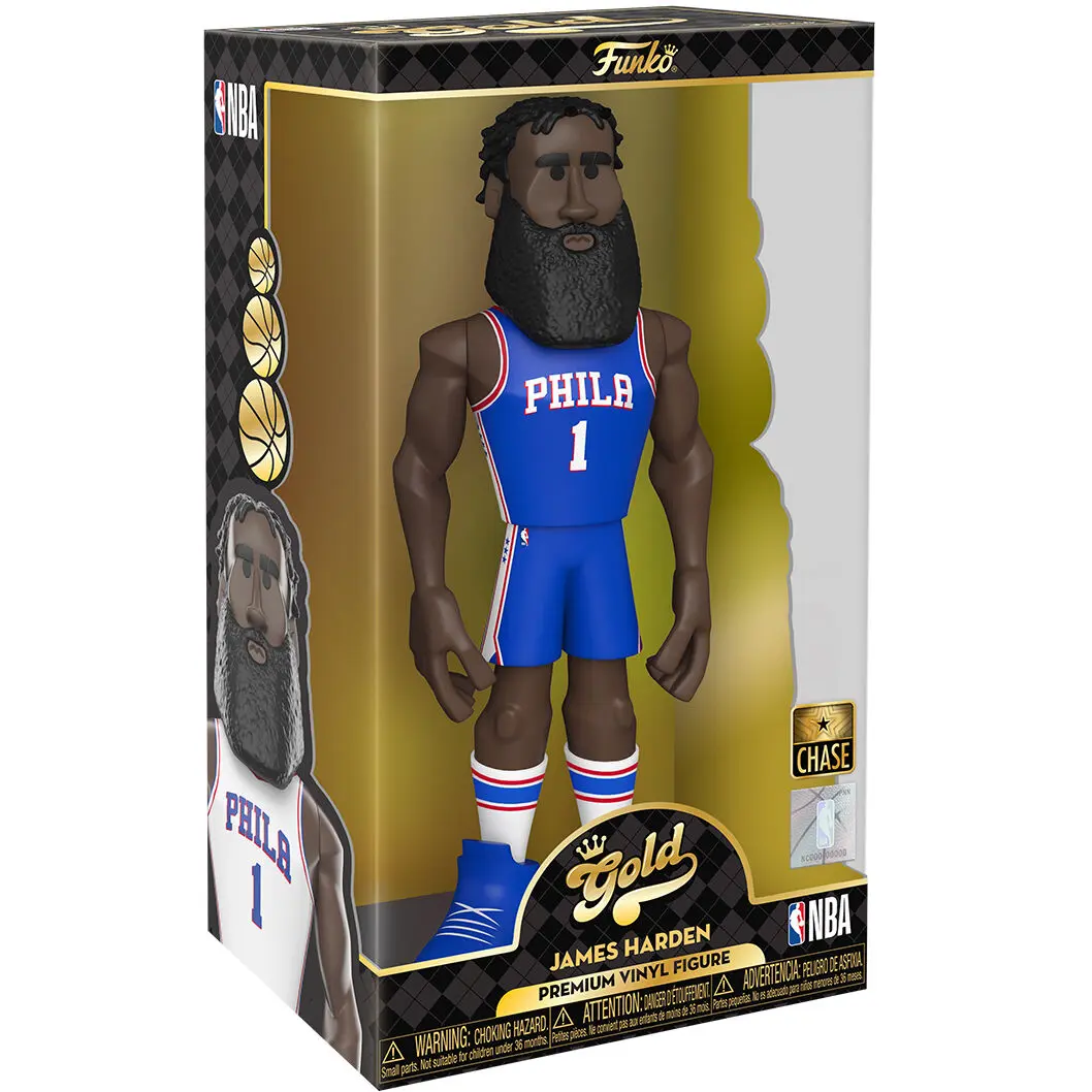 Vinyl Gold figura NBA 76ers James Harden 30cm Chase termékfotó