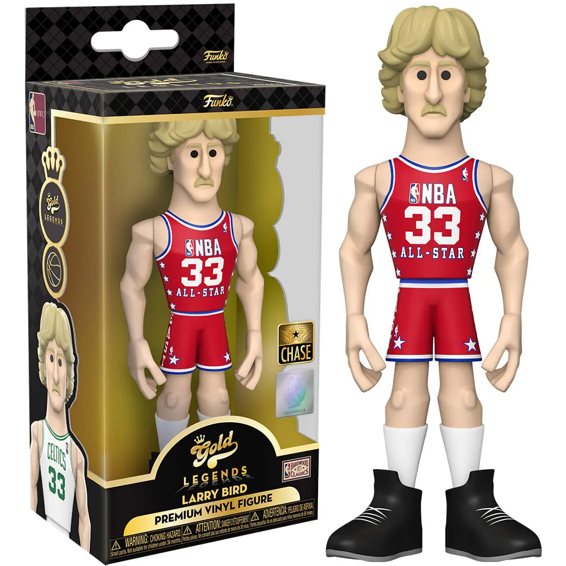 Vinyl Gold figura NBA Celtics Larry Bird Chase termékfotó