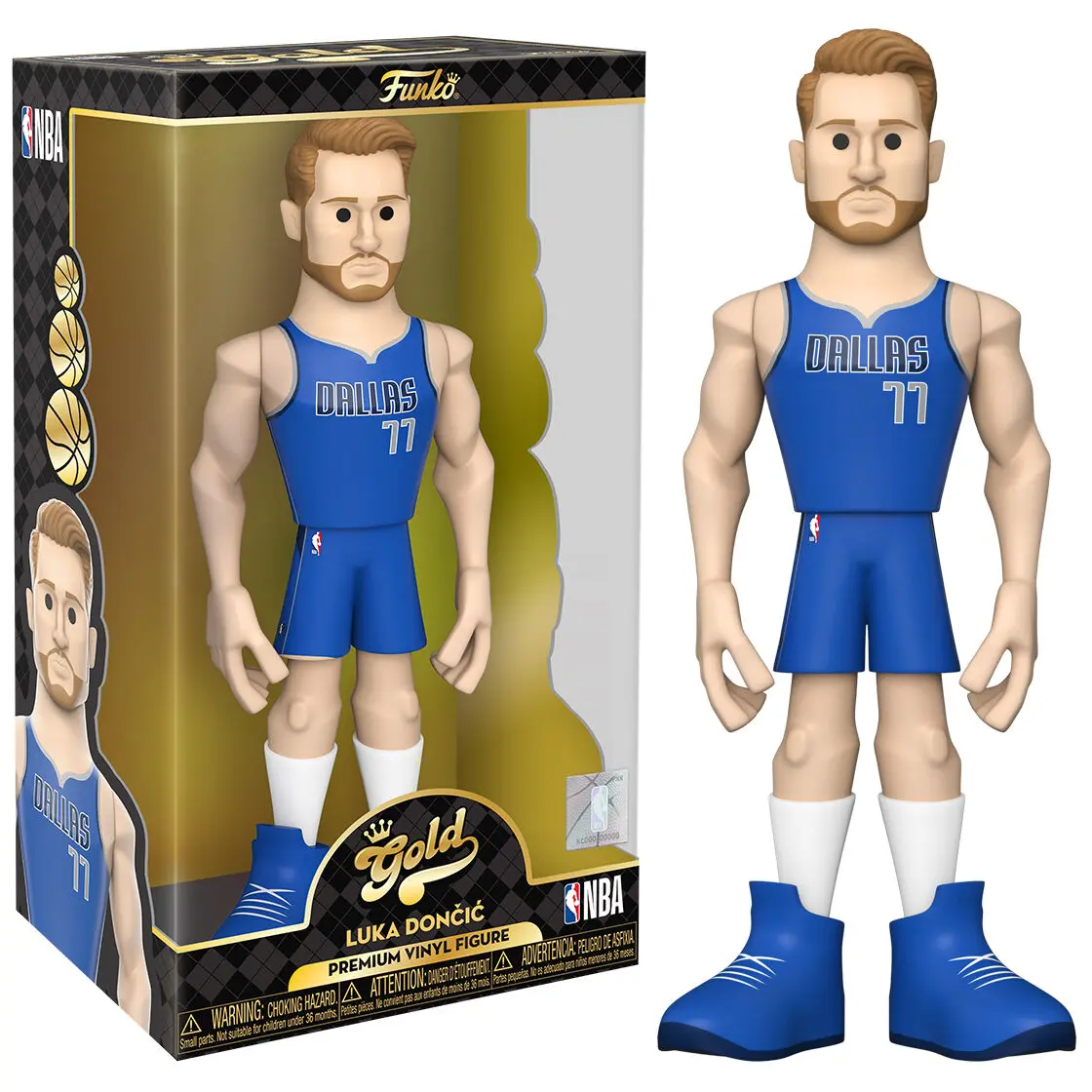 Vinyl Gold figura NBA Mavericks Luka Doncic 30cm termékfotó