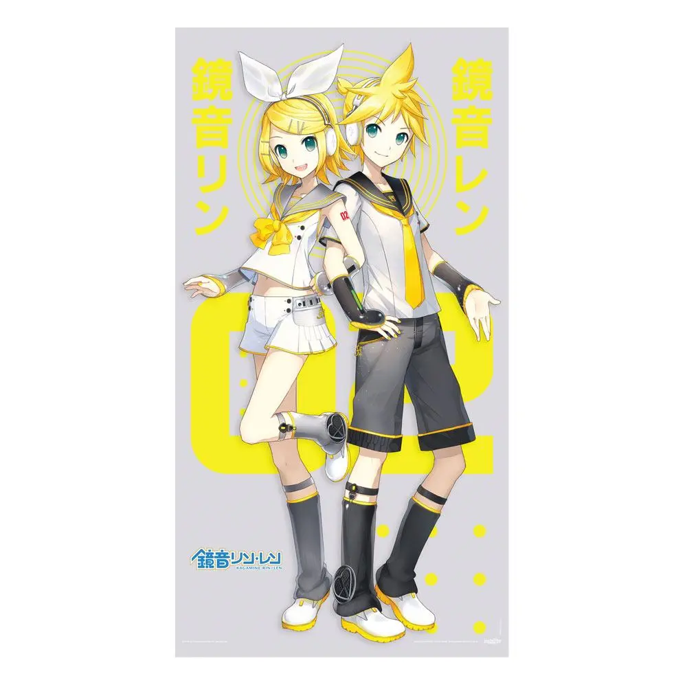 Virtual Artists Len &amp; Rin Kagamine vászon poszter 90 x 170 cm termékfotó