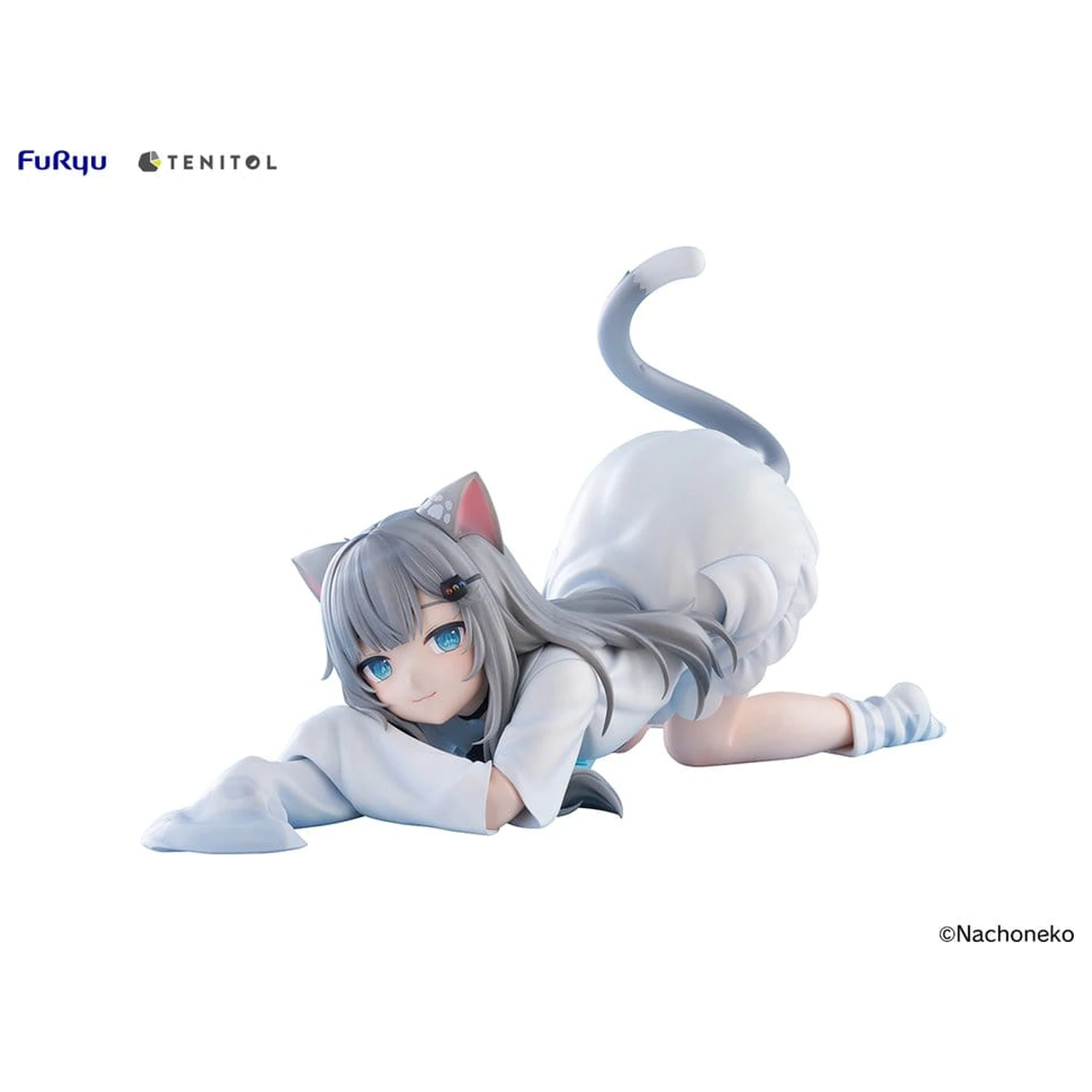 Virtual Youtuber Tenitol Big Noodle Stopper Nachoneko PVC figura 18 cm termékfotó