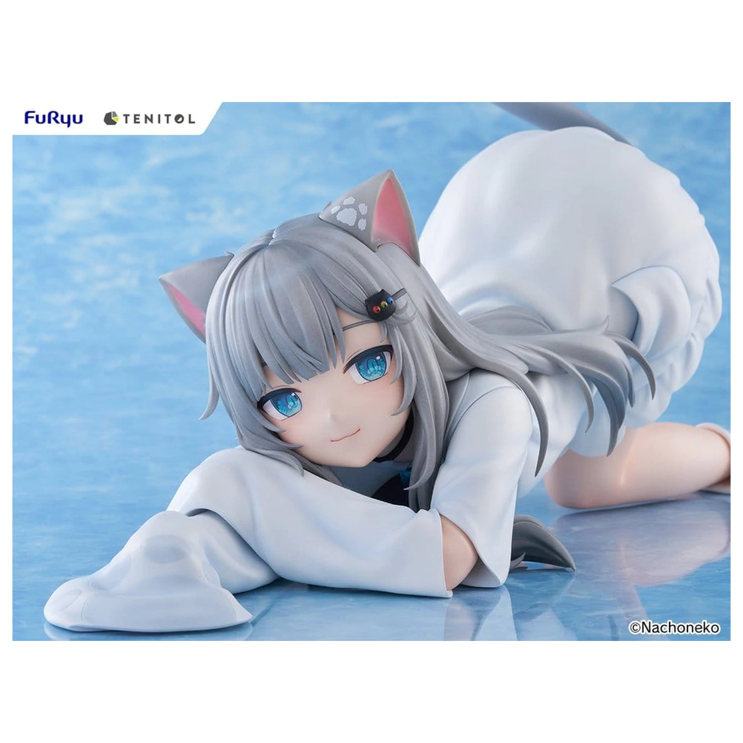 Virtual Youtuber Tenitol Big Noodle Stopper Nachoneko PVC figura 18 cm termékfotó
