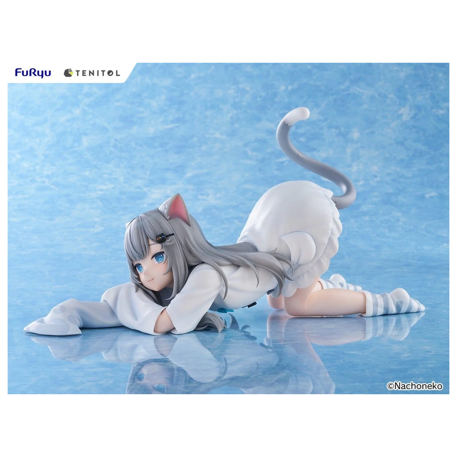 Virtual Youtuber Tenitol Big Noodle Stopper Nachoneko PVC figura 18 cm termékfotó