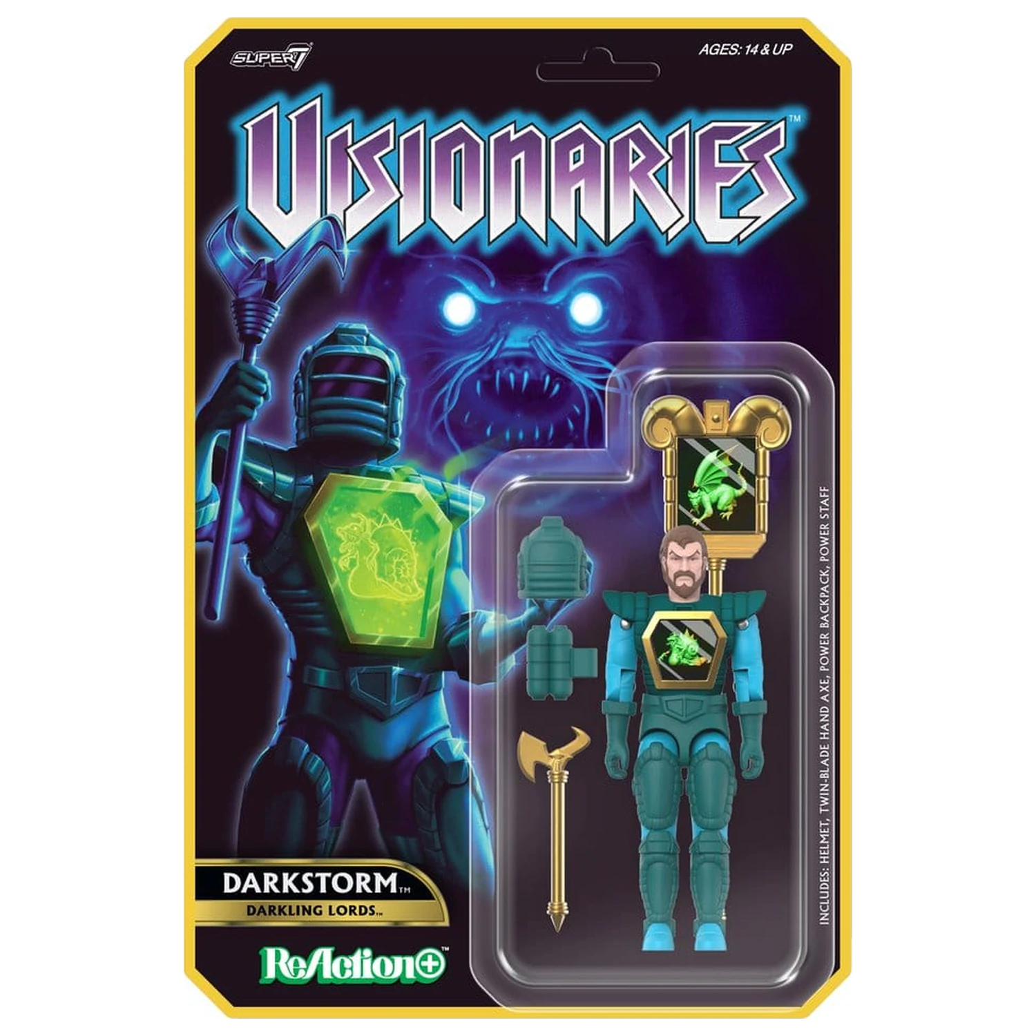 Visionaries ReAction+ akciófigura Wave 01 Darkstorm termékfotó