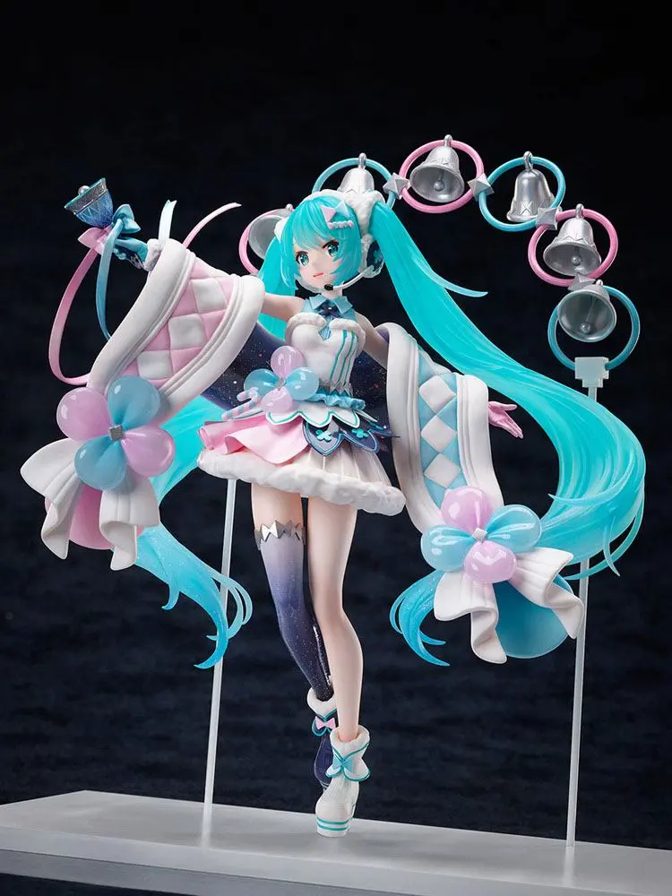 Vocaloid 1/7 Miku Hatsune Magical Mirai 2020 Winter Festival Ver. PVC szobor figura 23 cm termékfotó