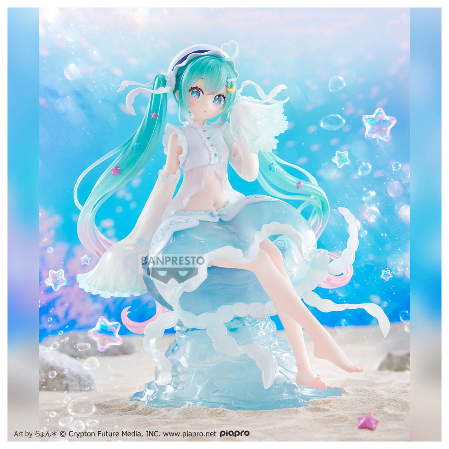 Vocaloid Clearluxe Jellyfish Hatsune Miku figura 20cm termékfotó