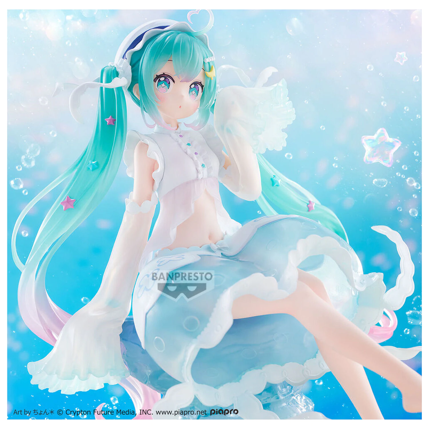 Vocaloid Clearluxe Jellyfish Hatsune Miku figura 20cm termékfotó