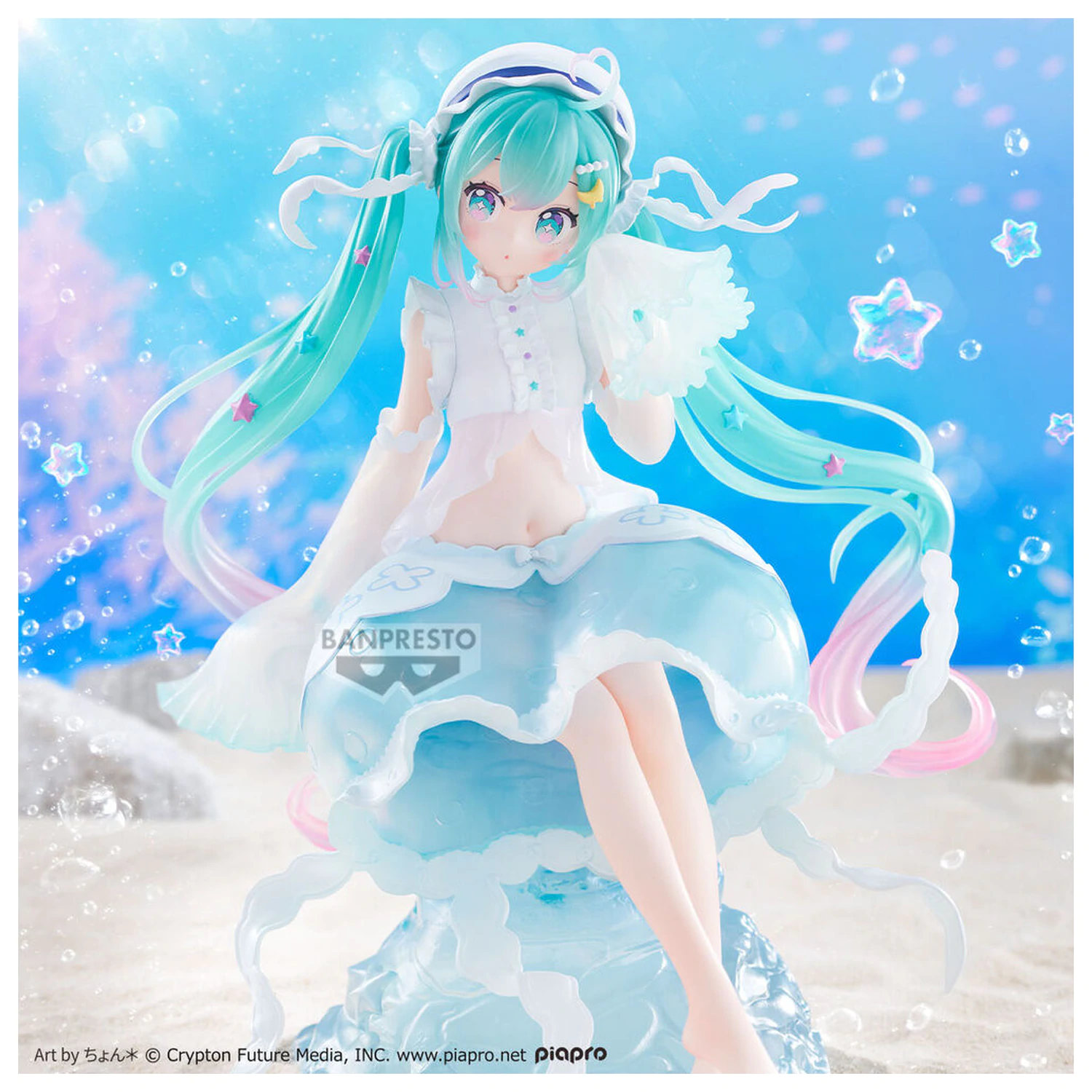 Vocaloid Clearluxe Jellyfish Hatsune Miku figura 20cm termékfotó