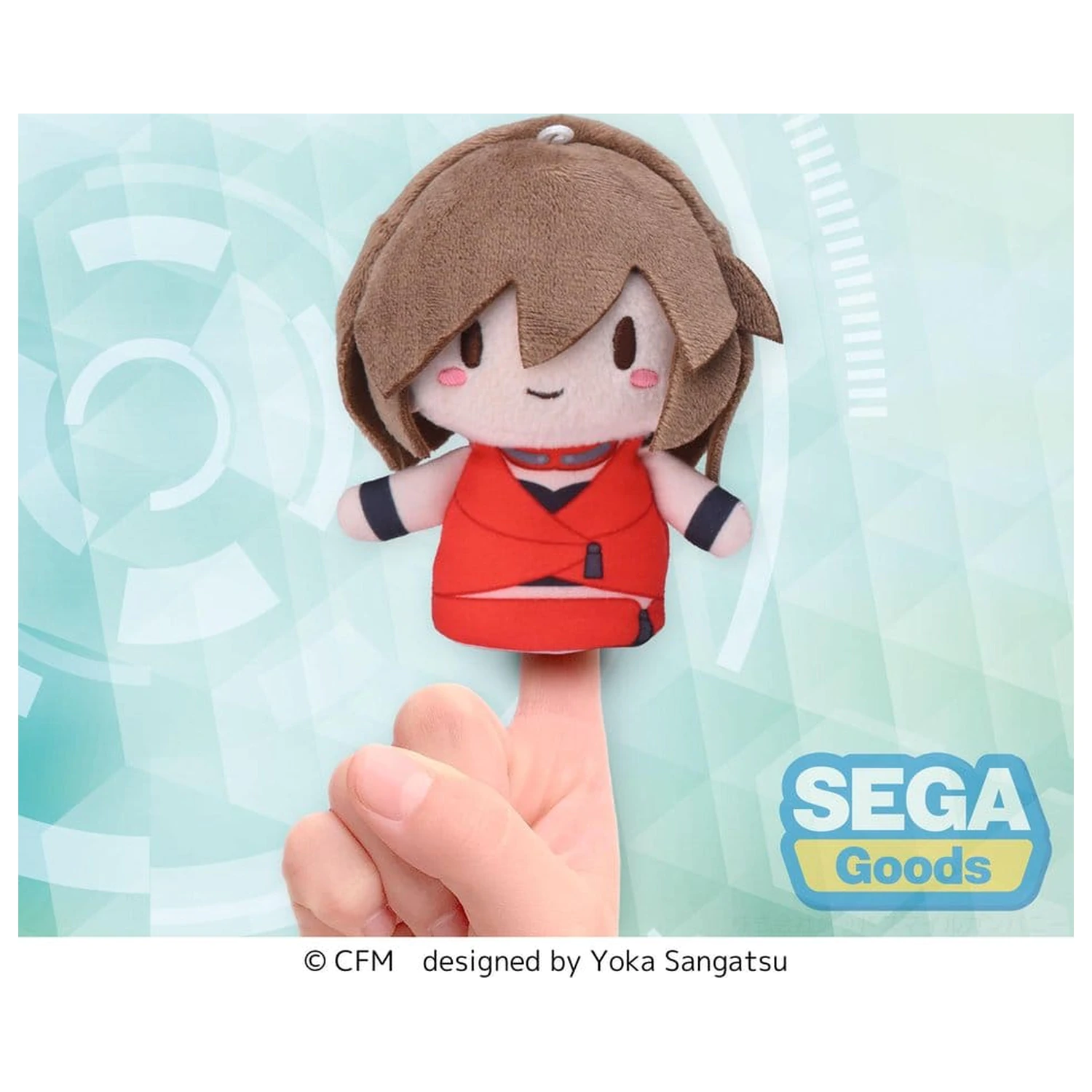 Vocaloid Fuwa Petit plüss figura MEIKO Finger Mascot 10 cm termékfotó