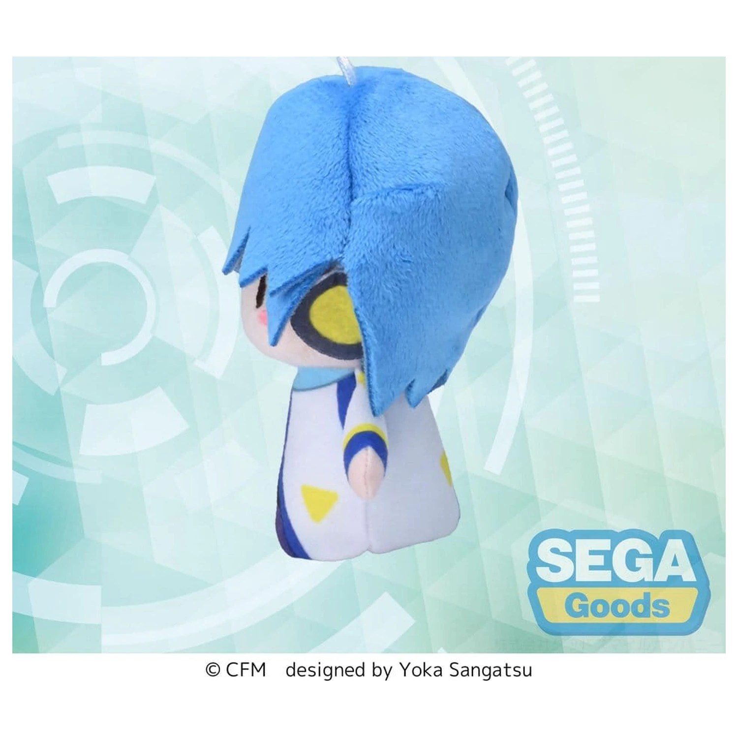 Vocaloid Fuwa Petit plüss Kaito Finger Mascot 10 cm termékfotó