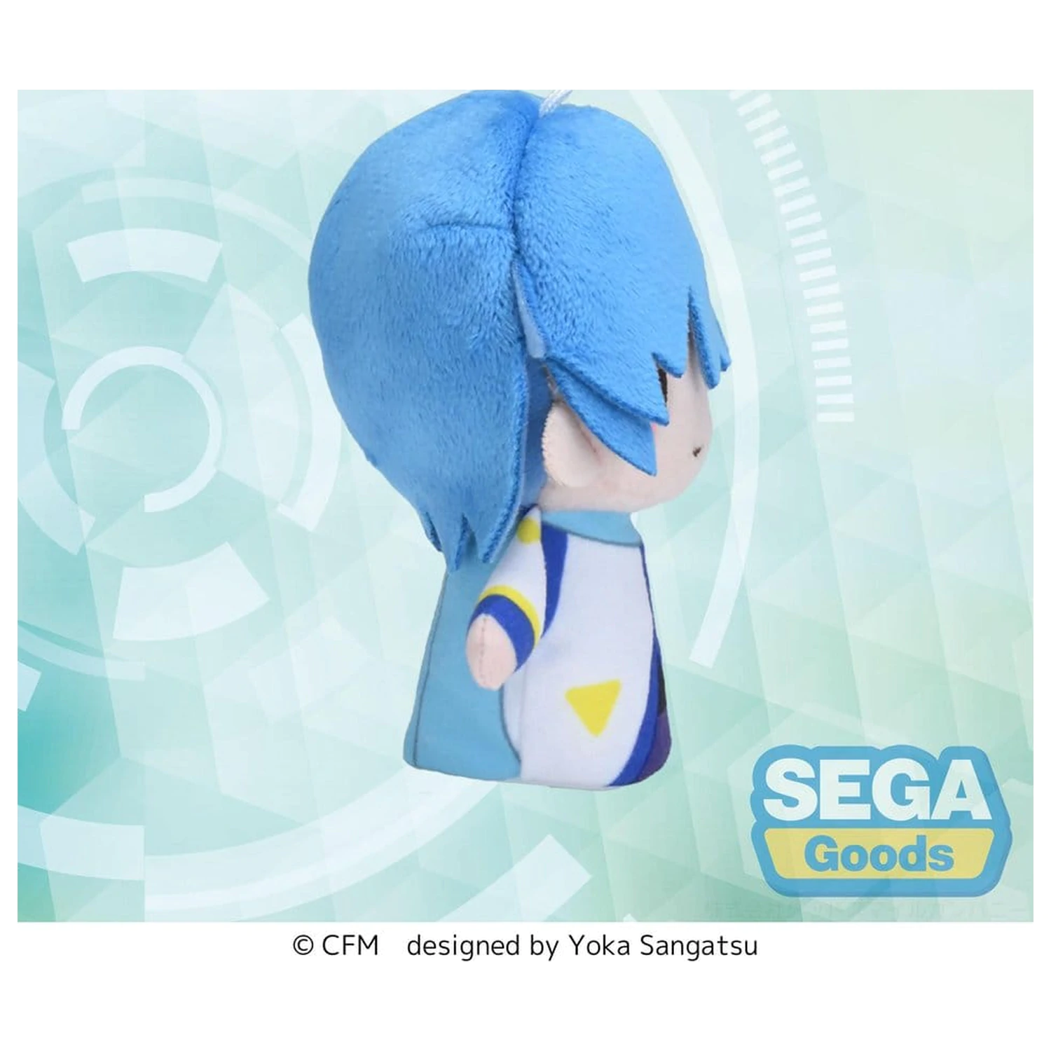 Vocaloid Fuwa Petit plüss Kaito Finger Mascot 10 cm termékfotó