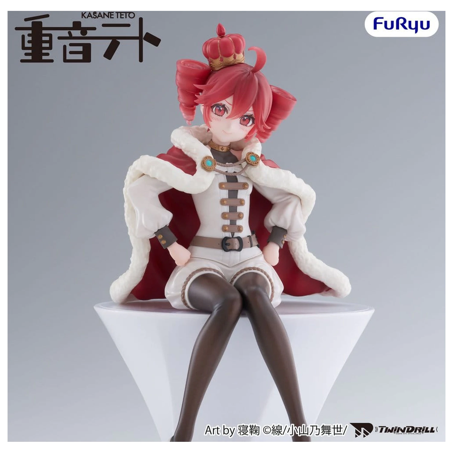 Vocaloid Noodle Stopper Kasane Teto King Ver. PVC szobor figura 15 cm     termékfotó