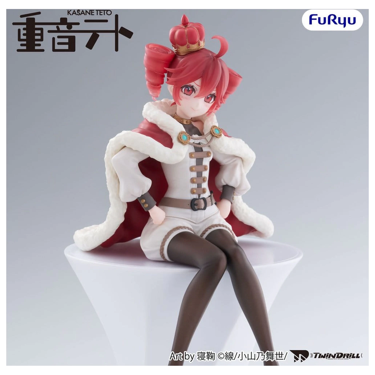 Vocaloid Noodle Stopper Kasane Teto King Ver. PVC szobor figura 15 cm     termékfotó