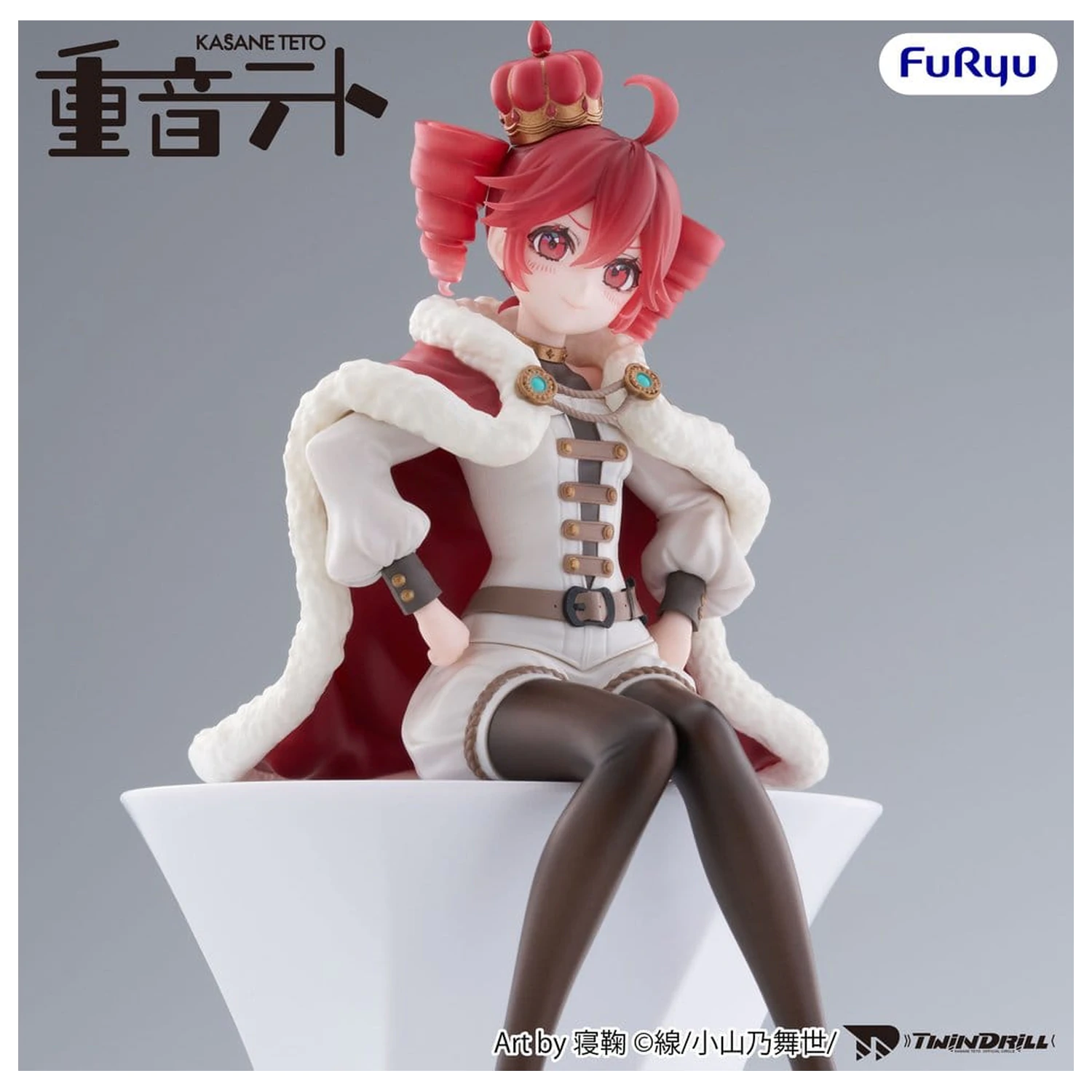 Vocaloid Noodle Stopper Kasane Teto King Ver. PVC szobor figura 15 cm     termékfotó