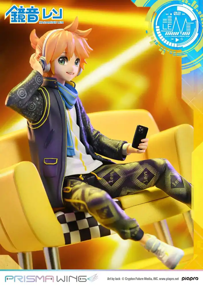 Vocaloid Piapro Characters Prisma Wing 1/7 Kagamine Len (Art by lack) PVC szobor figura 18 cm termékfotó