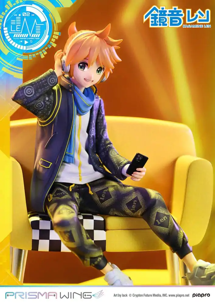 Vocaloid Piapro Characters Prisma Wing 1/7 Kagamine Len (Art by lack) PVC szobor figura 18 cm termékfotó