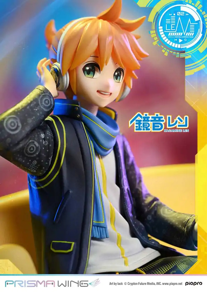 Vocaloid Piapro Characters Prisma Wing 1/7 Kagamine Len (Art by lack) PVC szobor figura 18 cm termékfotó