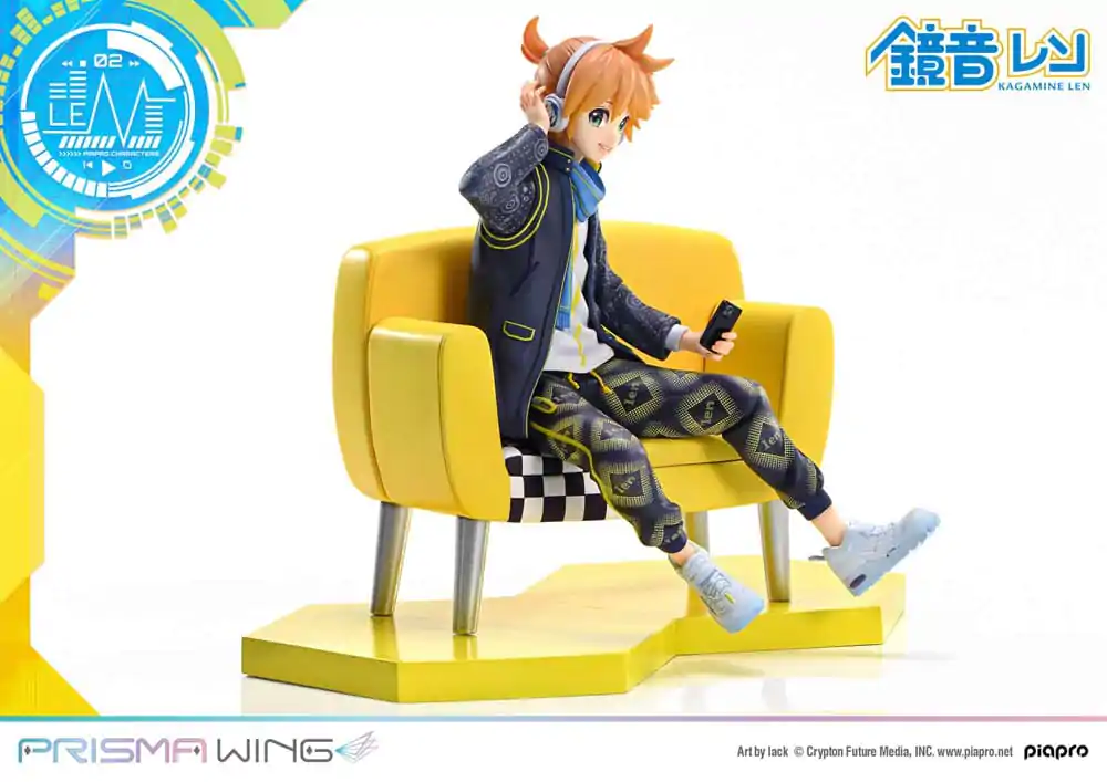 Vocaloid Piapro Characters Prisma Wing 1/7 Kagamine Len (Art by lack) PVC szobor figura 18 cm termékfotó