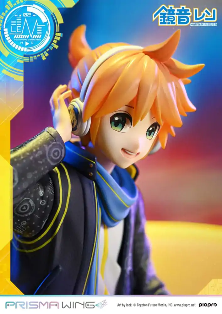 Vocaloid Piapro Characters Prisma Wing 1/7 Kagamine Len (Art by lack) PVC szobor figura 18 cm termékfotó