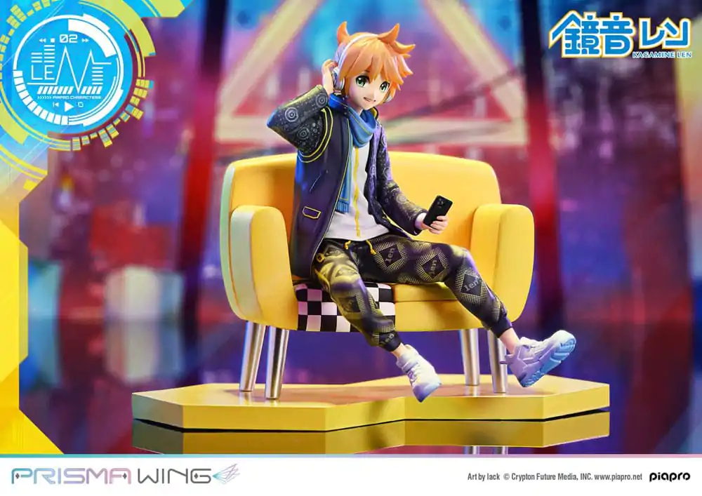 Vocaloid Piapro Characters Prisma Wing 1/7 Kagamine Len (Art by lack) PVC szobor figura 18 cm termékfotó