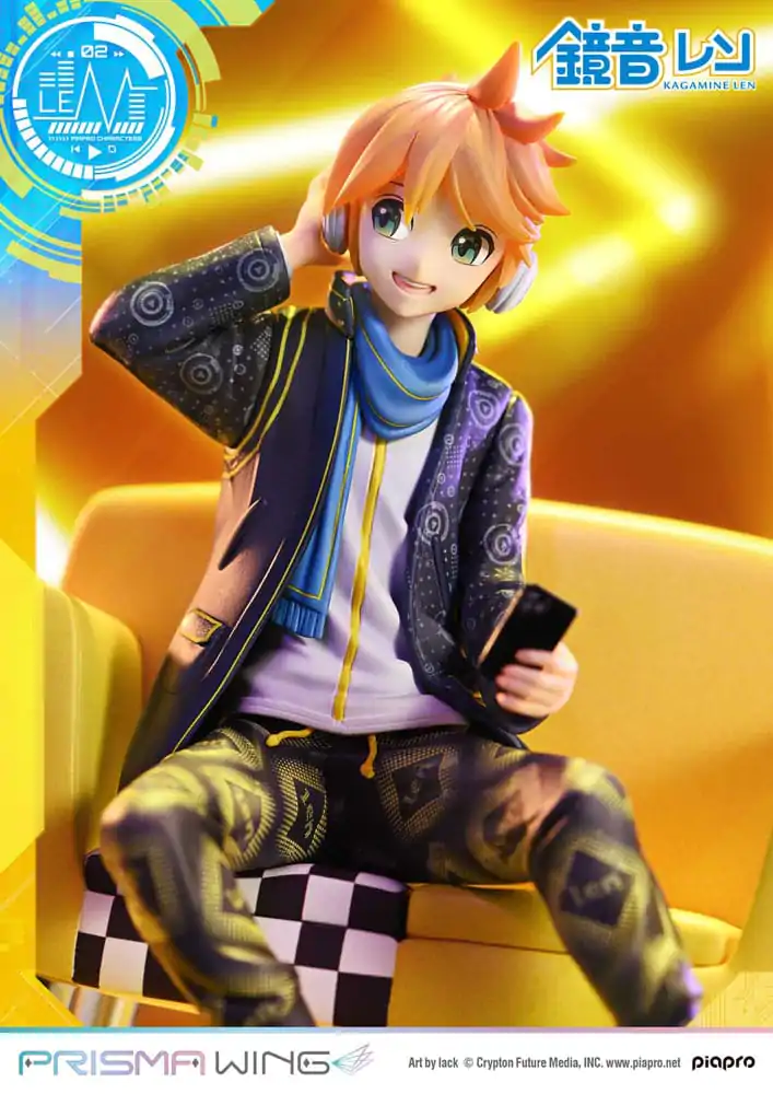 Vocaloid Piapro Characters Prisma Wing 1/7 Kagamine Len (Art by lack) PVC szobor figura 18 cm termékfotó