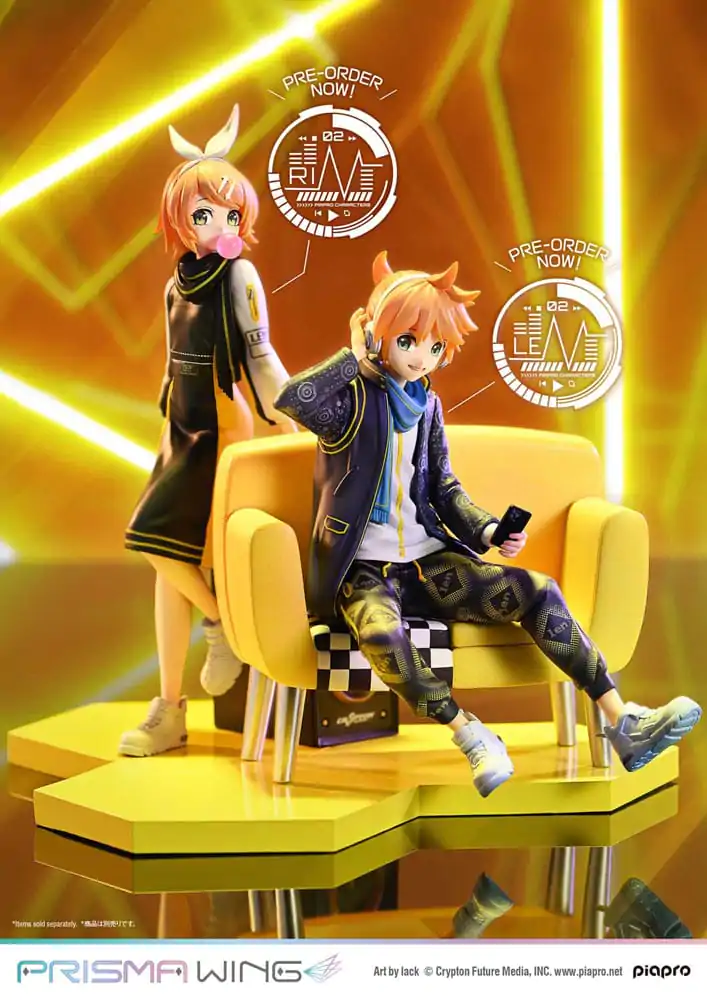 Vocaloid Piapro Characters Prisma Wing 1/7 Kagamine Len (Art by lack) PVC szobor figura 18 cm termékfotó