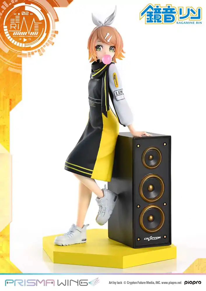 Vocaloid Piapro Characters Prisma Wing 1/7 Kagamine Rin (Art by lack) PVC szobor figura 21 cm termékfotó