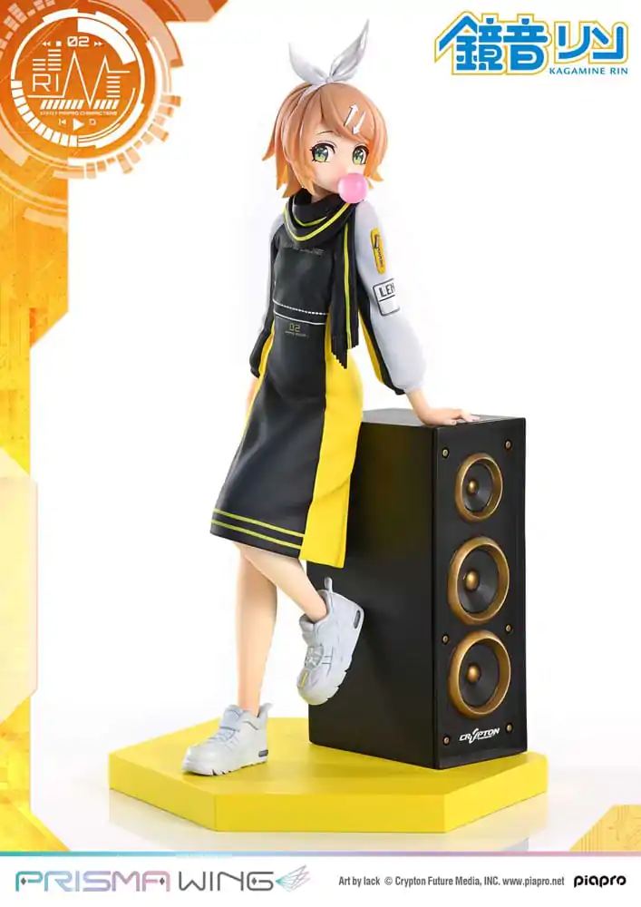 Vocaloid Piapro Characters Prisma Wing 1/7 Kagamine Rin (Art by lack) PVC szobor figura 21 cm termékfotó