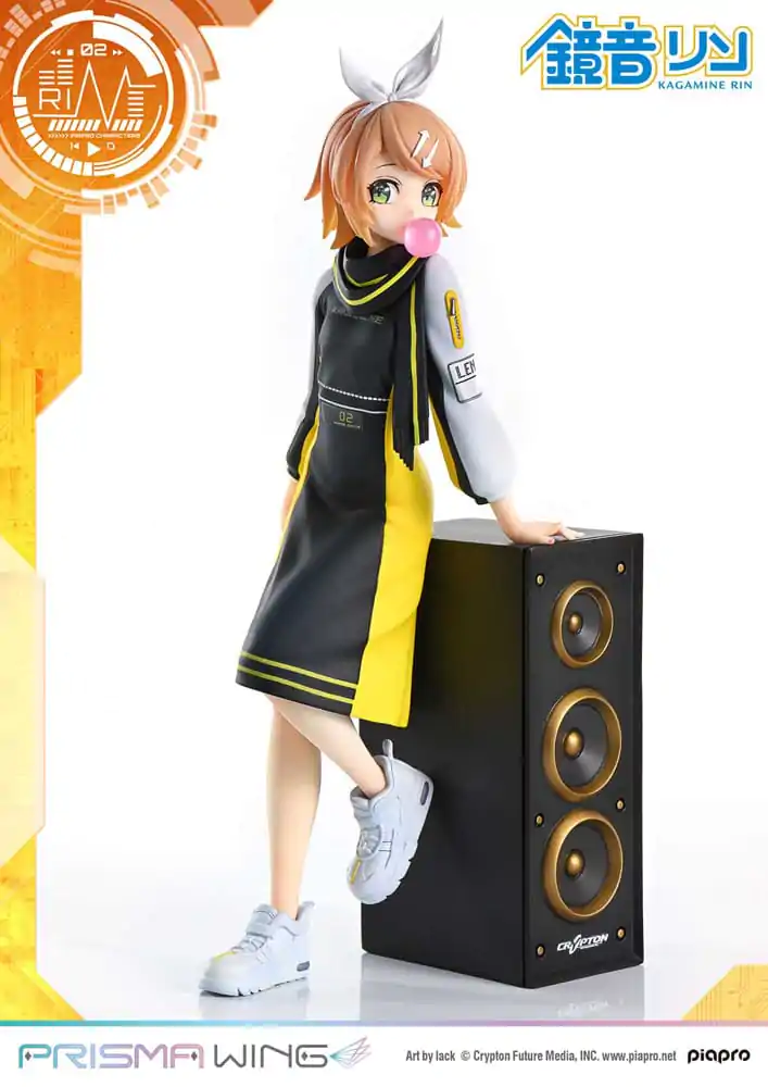 Vocaloid Piapro Characters Prisma Wing 1/7 Kagamine Rin (Art by lack) PVC szobor figura 21 cm termékfotó