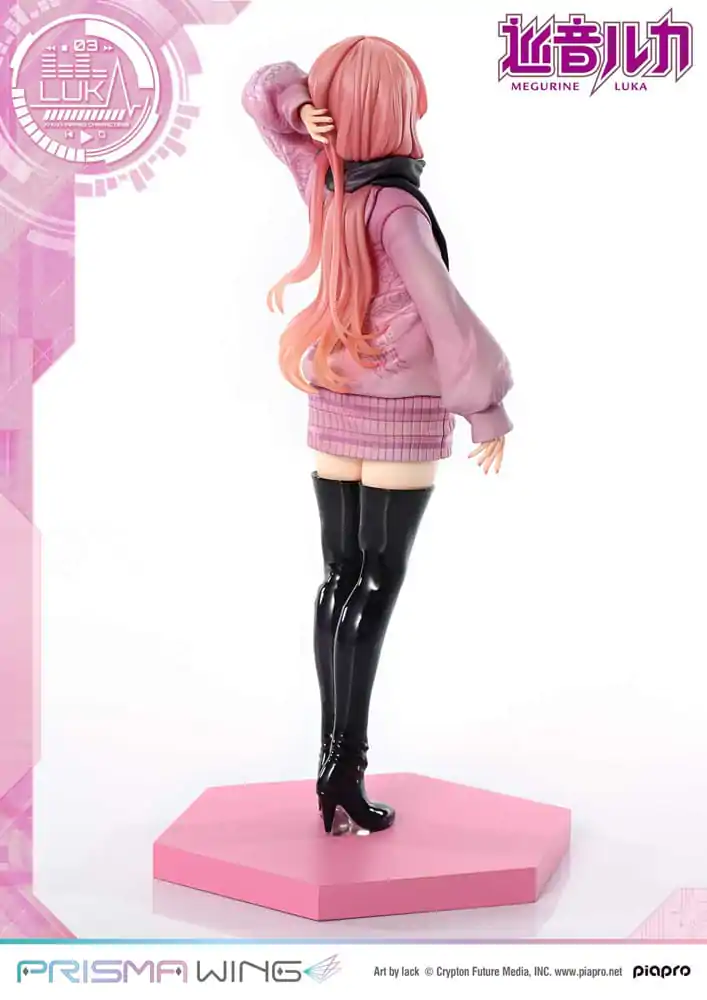 Vocaloid Piapro Characters Prisma Wing 1/7 Megurine Luka (Art by lack) PVC szobor figura 23 cm termékfotó