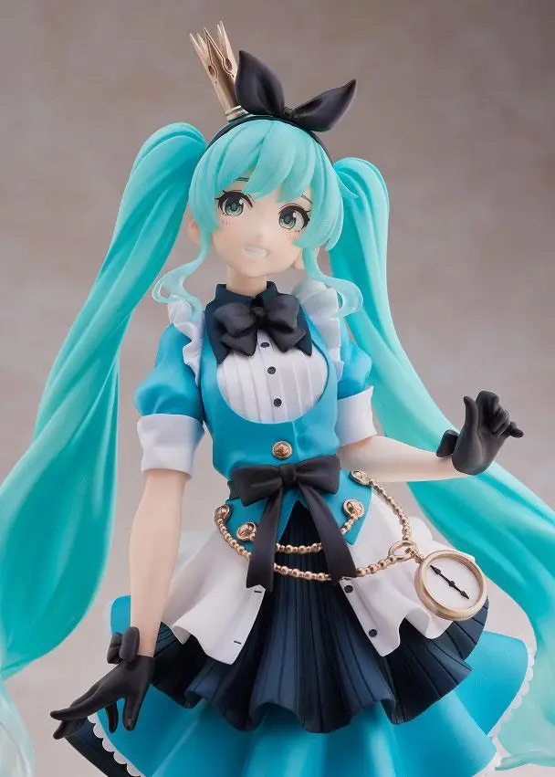 Vocaloid PVC PRincess AMP Hatsune Miku Alice Ver. szobor figura 18 cm termékfotó
